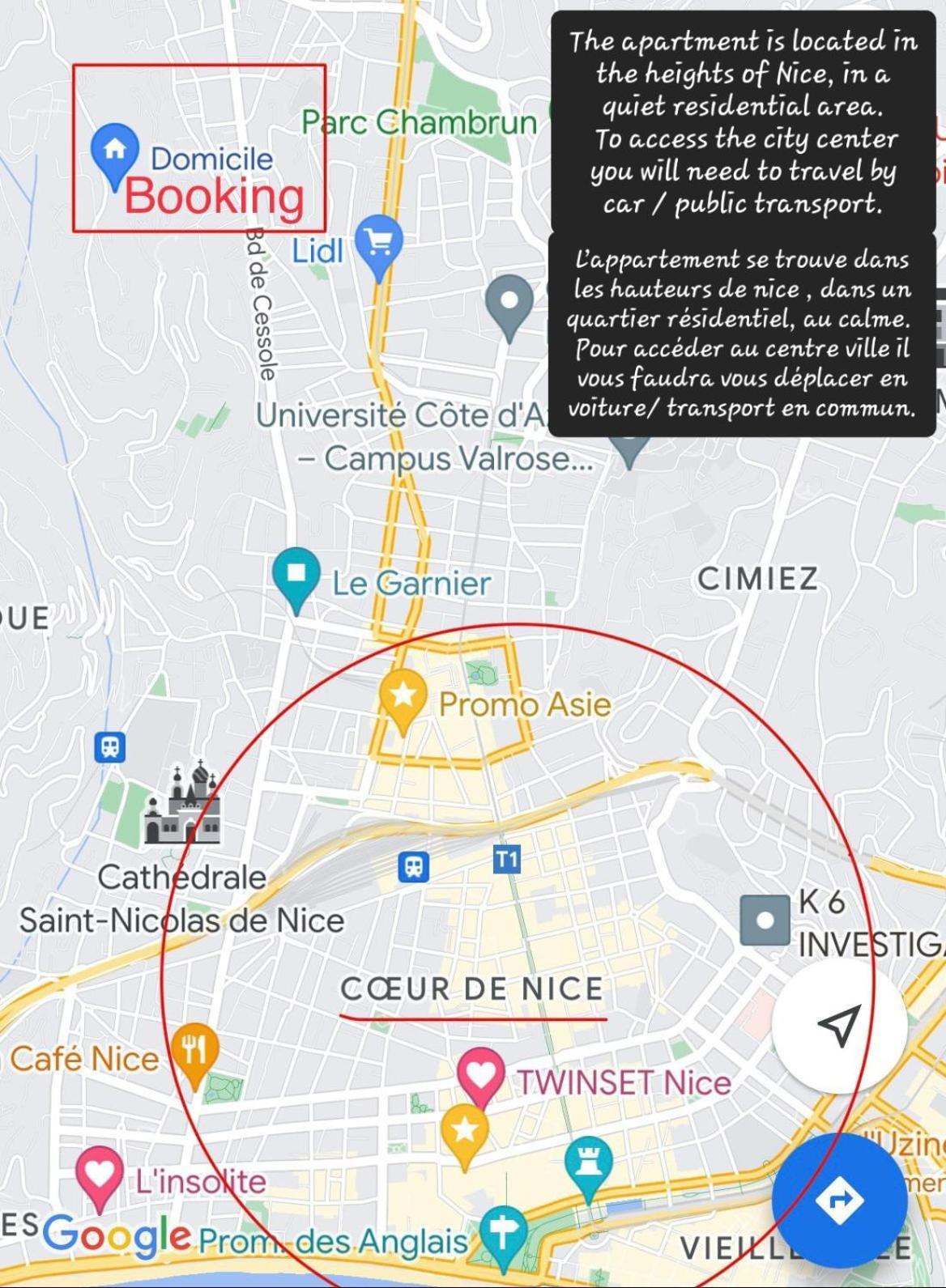 Chambre D Hote Avec Clim Terrasse Et Petit Dejeuner Hauteurs De Nice Ngoại thất bức ảnh